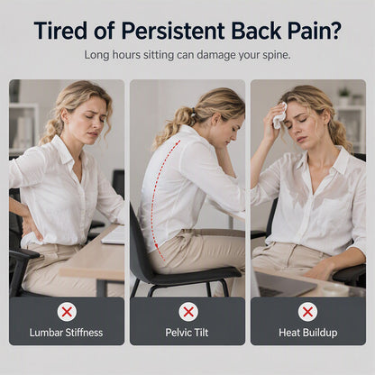 Ergonomic Memory Foam Seat Cushion