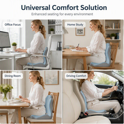 Ergonomic Memory Foam Seat Cushion